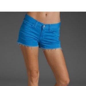 J Brand Blue Bonnet Cut-Off Short
